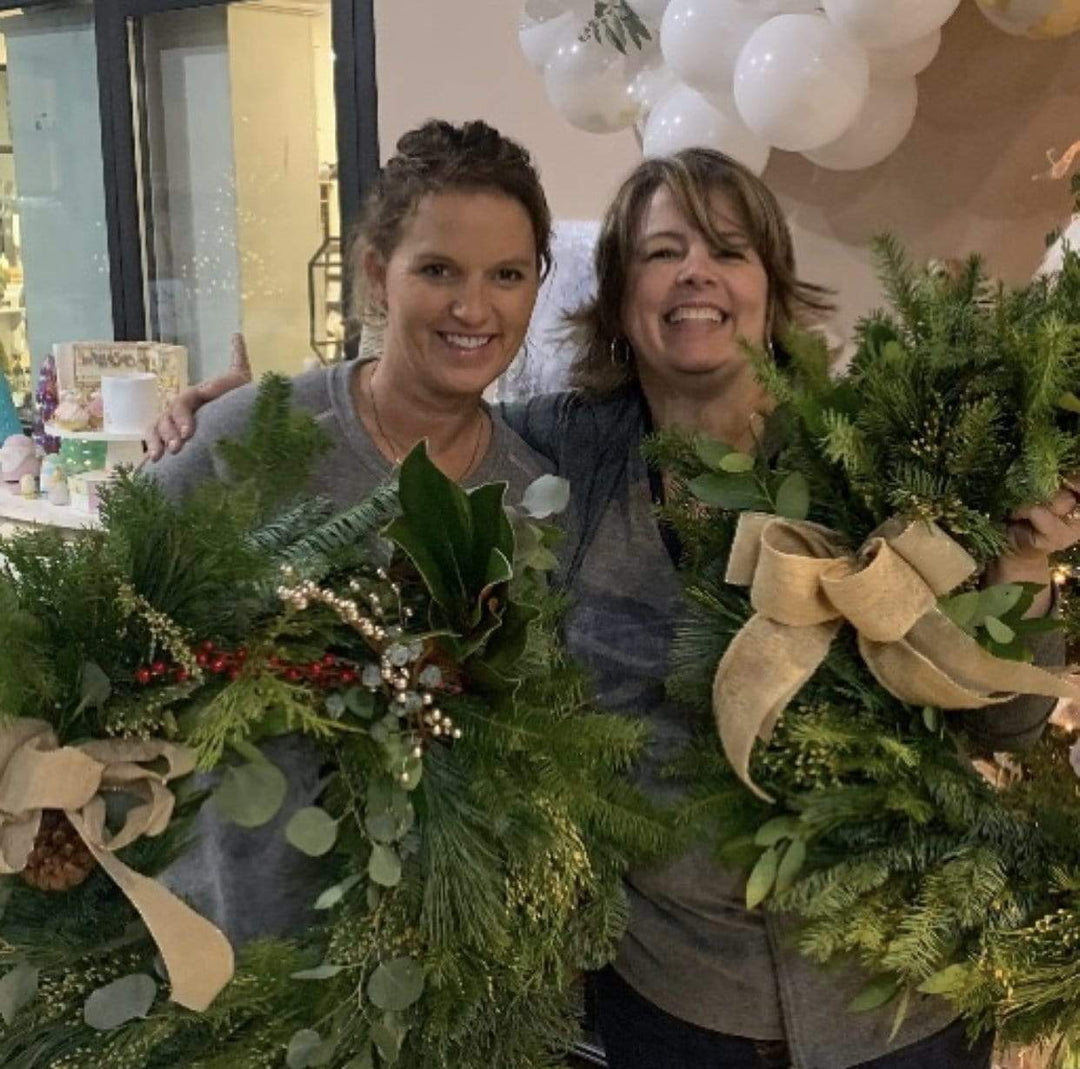 Paper Luxe Workshop Festive Holiday Wreath Making Workshop in Gig Harbor - Saturday, 11/18/23
