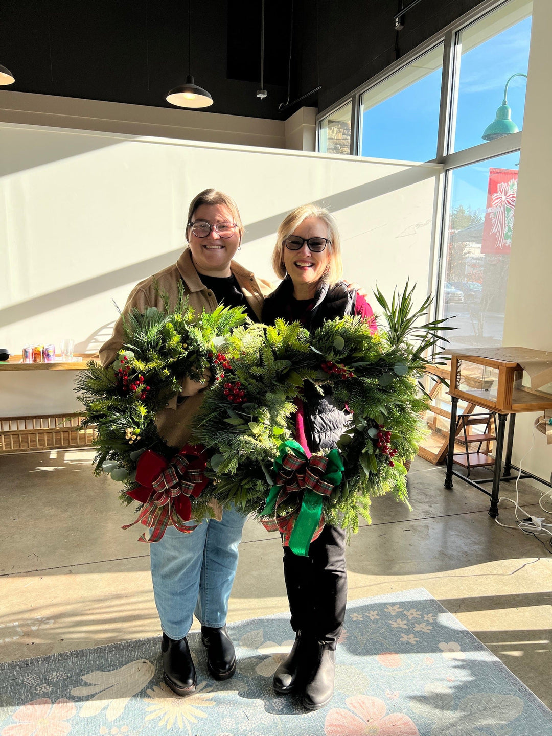 Paper Luxe Workshop Festive Holiday Wreath Making Workshop in Gig Harbor - Thursday, 11/16/23