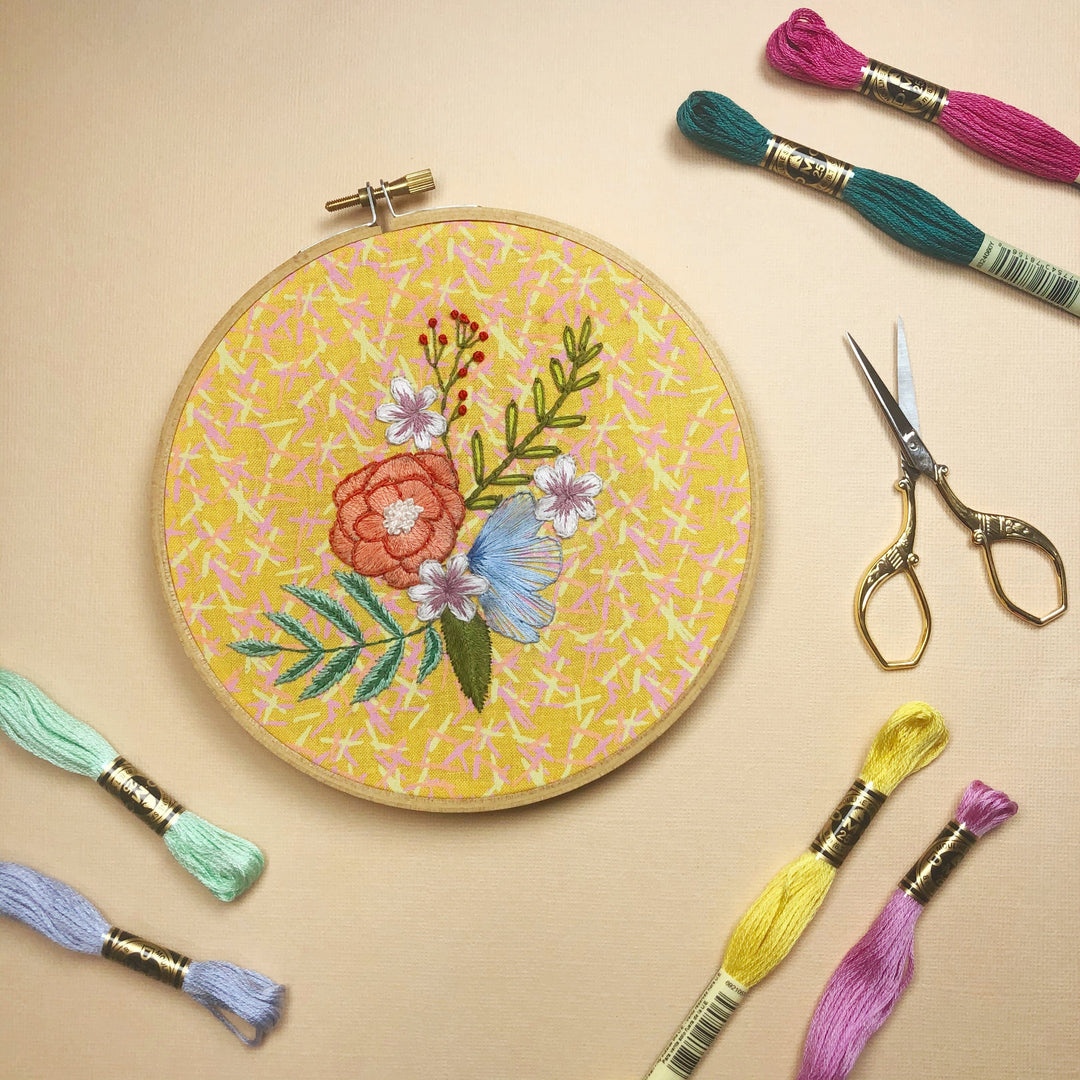 Paper Luxe Workshop Floral Embroidered Basics Workshop - Thursday, 6/6/24