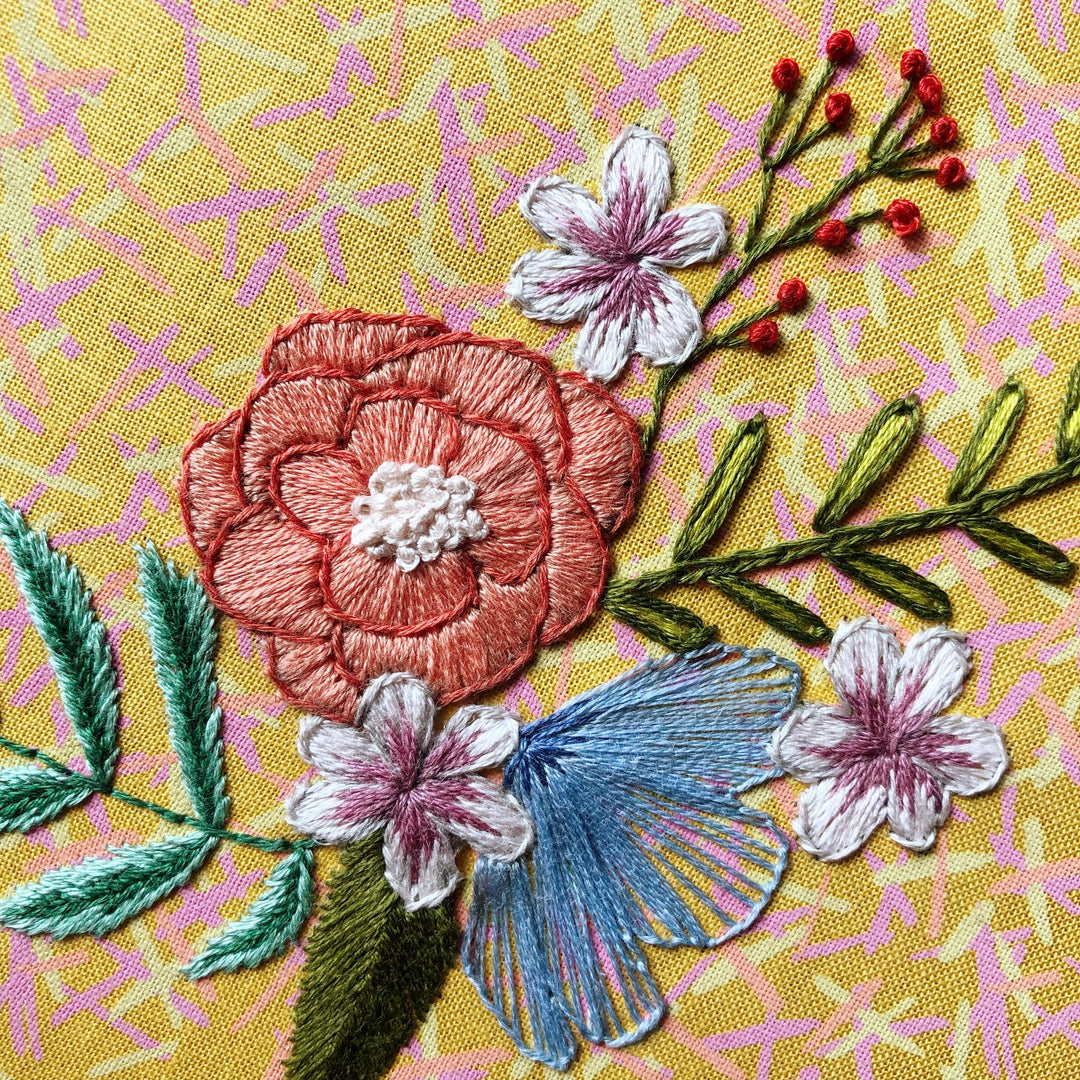 Paper Luxe Workshop Floral Embroidered Basics Workshop - Thursday, 6/6/24