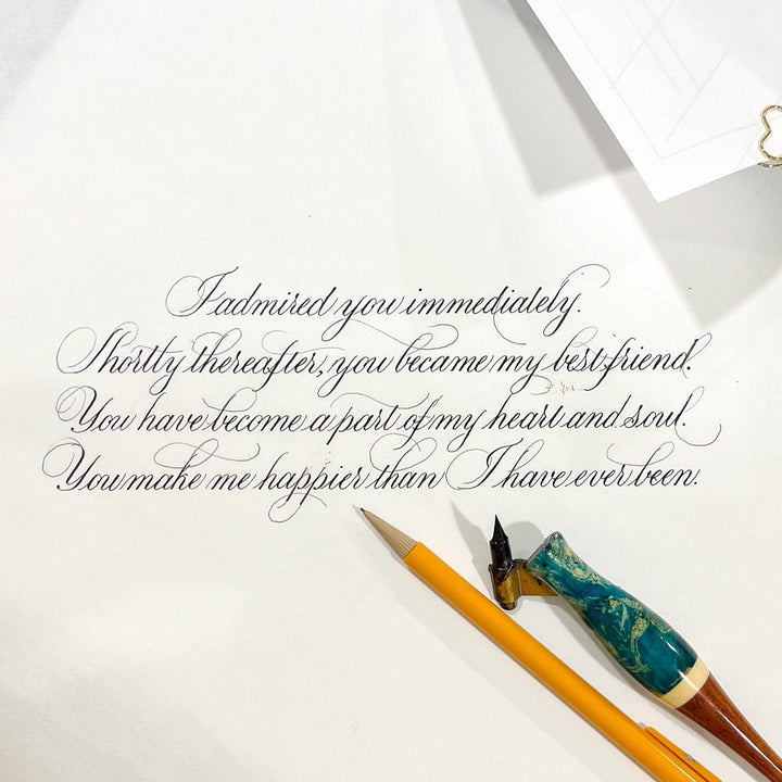 Paper Luxe Workshop Flourished Calligraphy Workshop - Sunday, 6/8/25