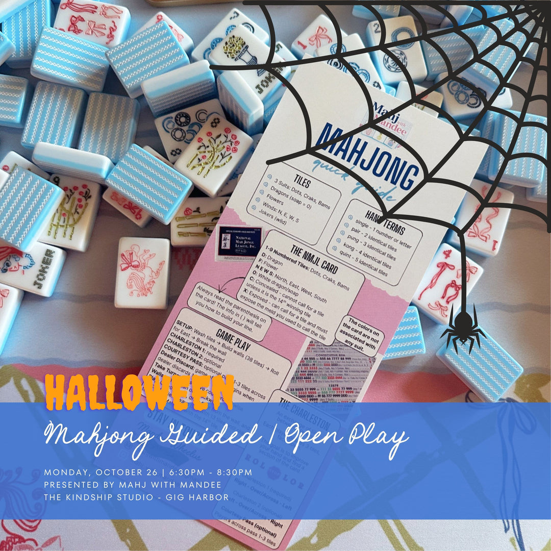 Paper Luxe Workshop Halloween Mahj: Guided / Open Play Night - Monday, 10/26/26 from 6:30-8:30pm