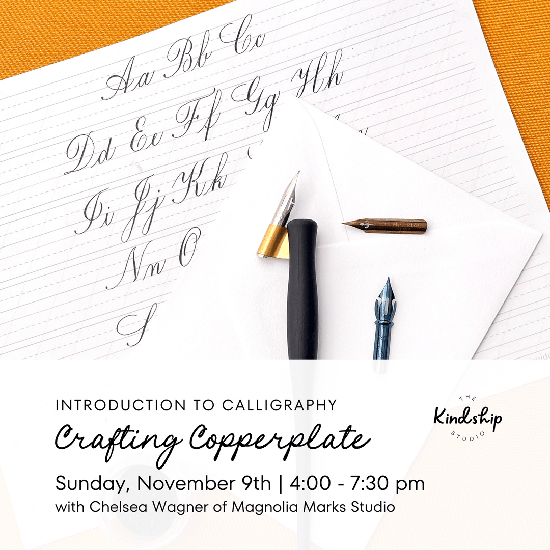 Paper Luxe Workshop Intro to Copperplate Calligraphy - Sunday, 11/9/25