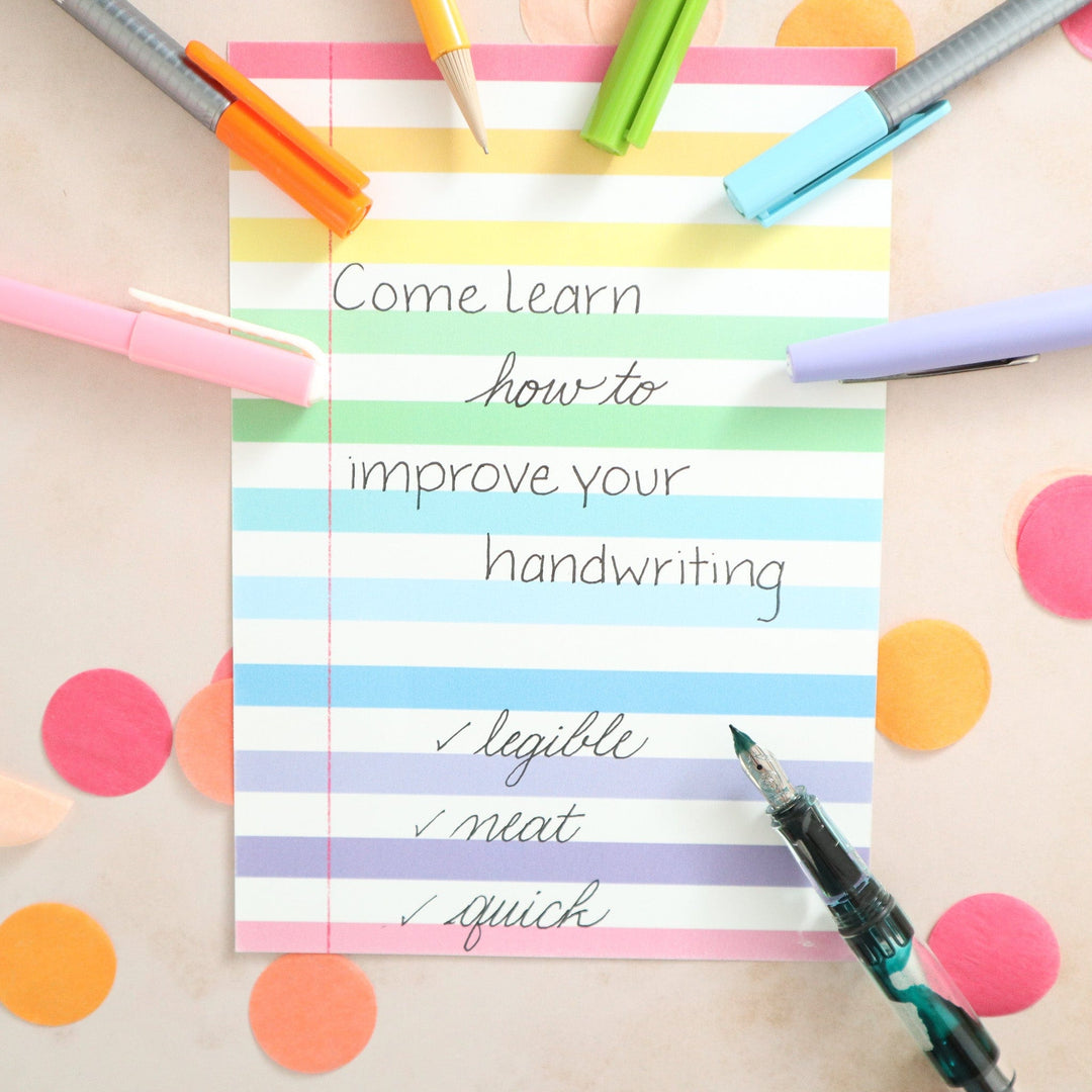 Paper Luxe Workshop Intro to Penmanship Workshop - Sunday, 9/22/24