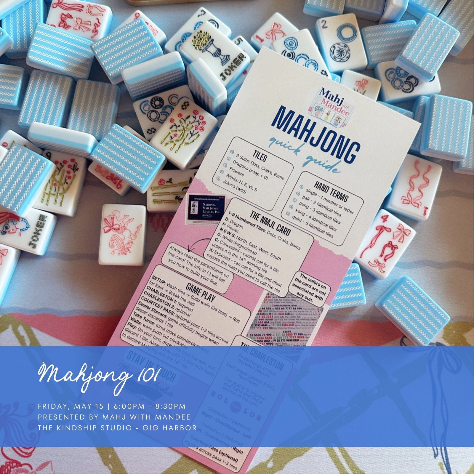 Paper Luxe Workshop Mahjong 101: Learn to Play the Classic Game - Friday, 5/15/26