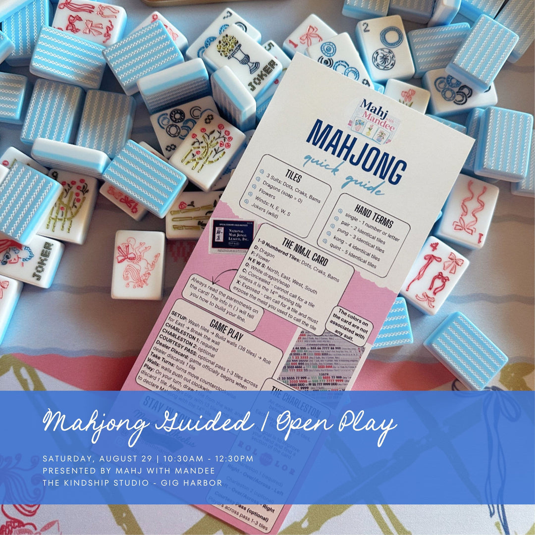 Paper Luxe Workshop Mahjong: Guided / Open Play Night - Saturday, 8/29/26