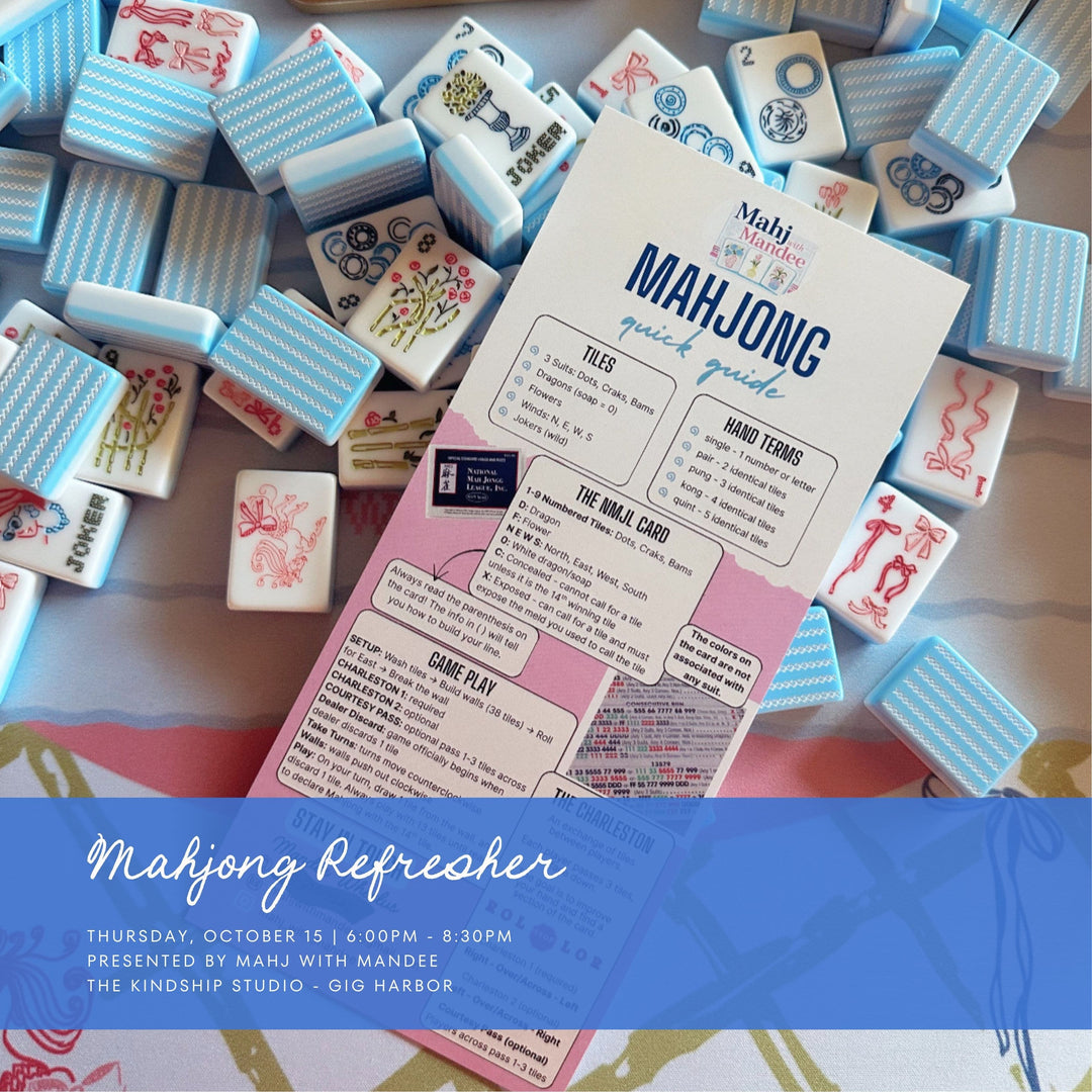 Paper Luxe Workshop Mahjong Refresher: Rules &amp; Strategy - Thursday, 10/15/26 from 6:00-8:30pm