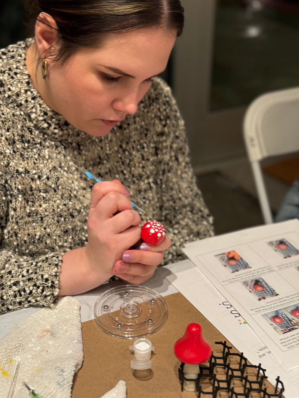 Paper Luxe Workshop Mandala Painted Plant Pot Workshop in Gig Harbor - Saturday, 5/18/24