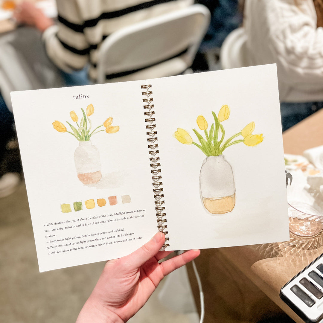 Paper Luxe Workshop Spring Paint & Sip - Friday, 4/25/25