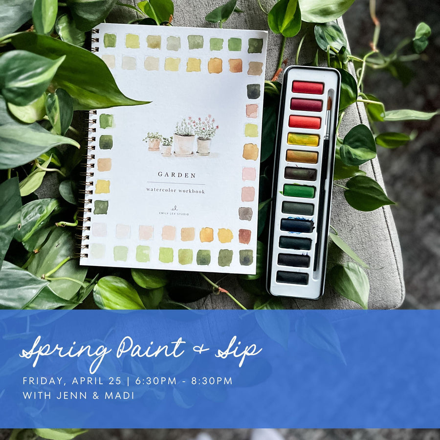 Paper Luxe Workshop Spring Paint & Sip - Friday, 4/25/25