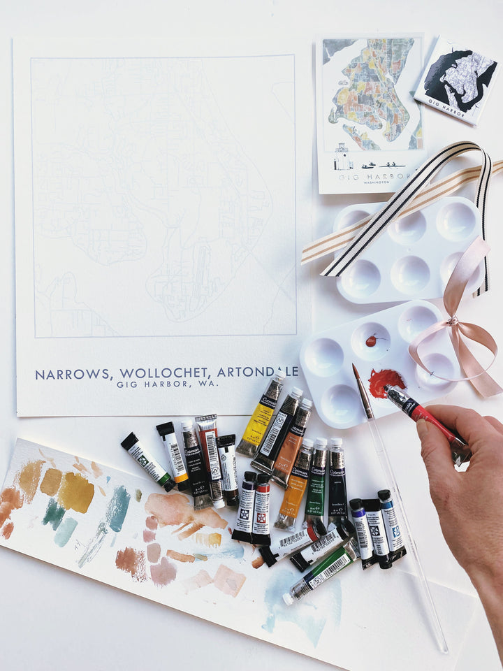 Paper Luxe Workshop Watercolor Your Town / Neighborhood - Thursday, 7/16/26