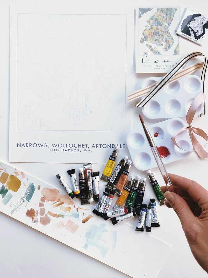 Paper Luxe Workshop Watercolor Your Town / Neighborhood - Thursday, 7/16/26