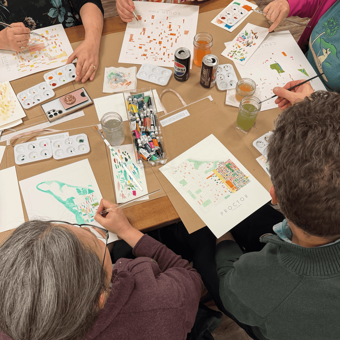 Paper Luxe Workshop Watercolor Your Town / Neighborhood - Thursday, 7/16/26