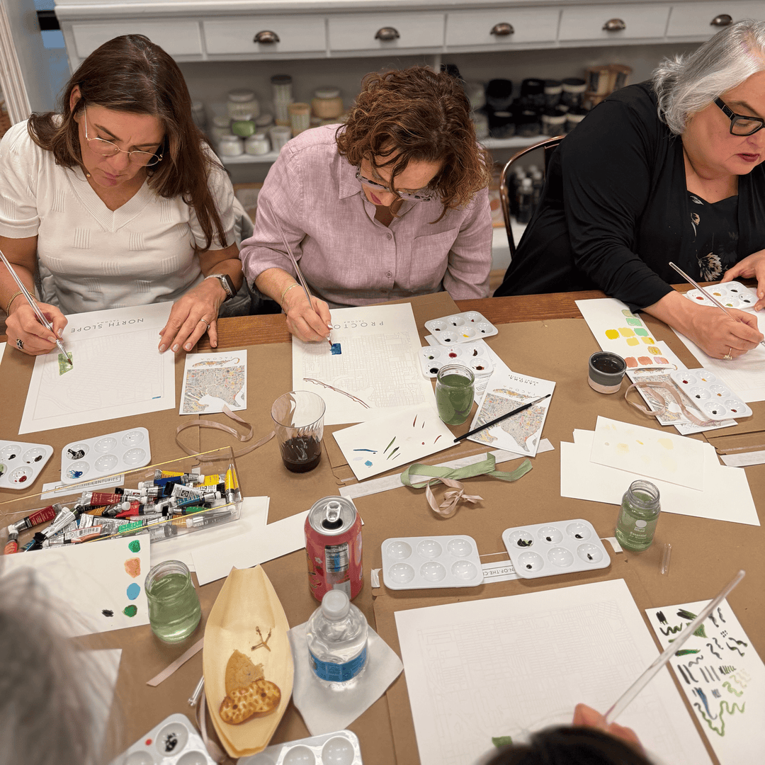 Paper Luxe Workshop Watercolor Your Town / Neighborhood - Thursday, 7/16/26