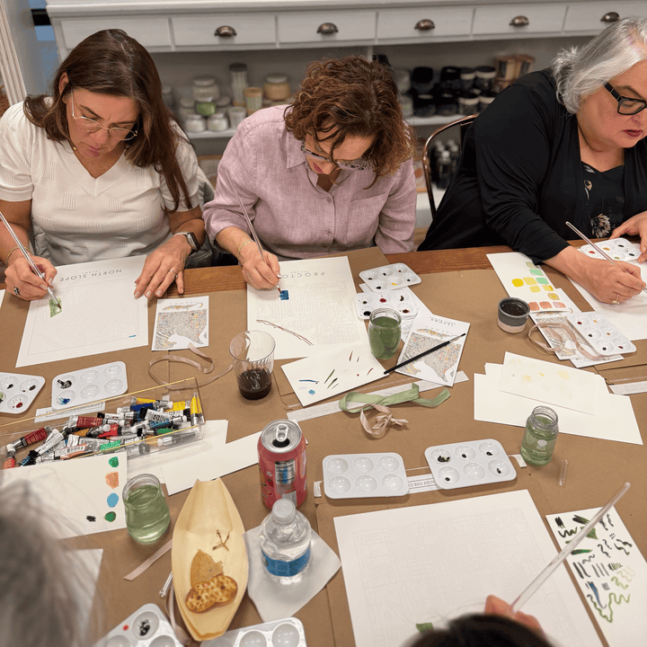 Paper Luxe Workshop Watercolor Your Town / Neighborhood - Thursday, 7/16/26