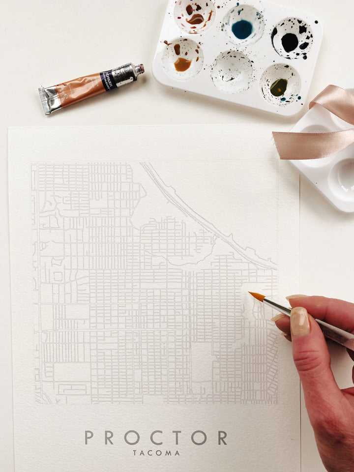 Paper Luxe Workshop Watercolor Your Town / Tacoma Neighborhood - Thursday, 4/23/26