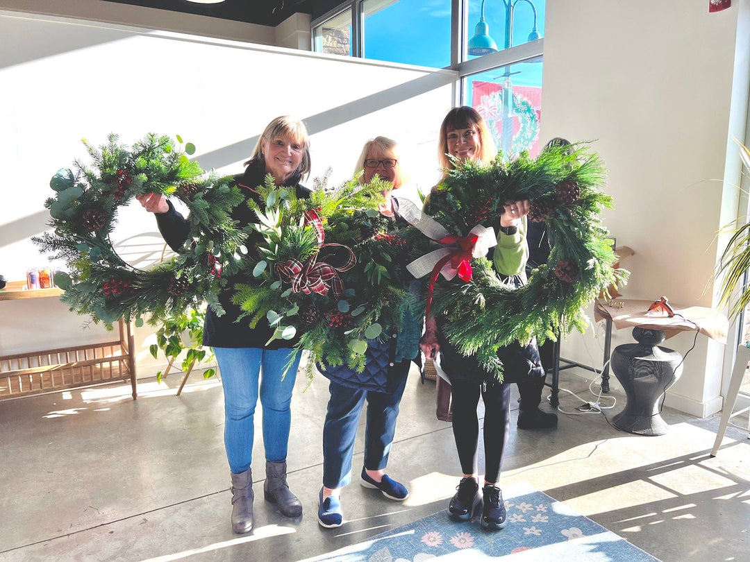 Paper Luxe Workshop Wreath Making Workshop in Gig Harbor - Saturday, 12/2/23