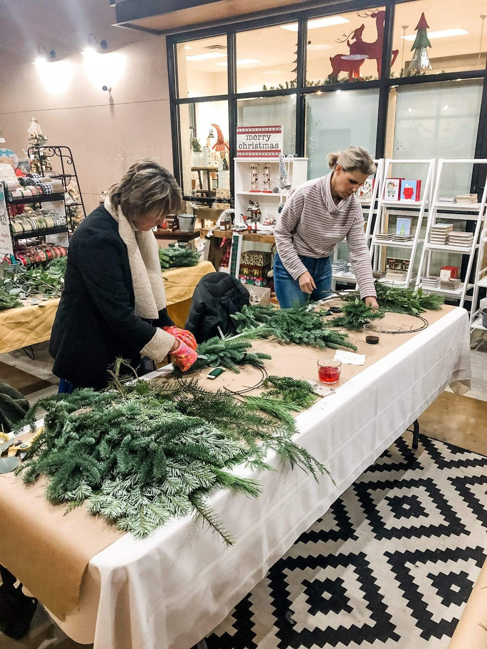 Paper Luxe Workshop Wreath Making Workshop in Gig Harbor - Sunday, 12/3/23