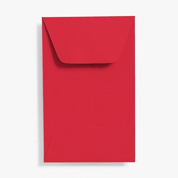 Paper Source Envelope Red #1 Baby (Coin) Envelope - Pack of 10