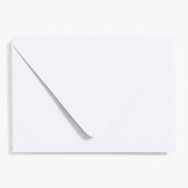 Paper Source Paper Pure White 4 Bar Envelope Pack - Pack of 10