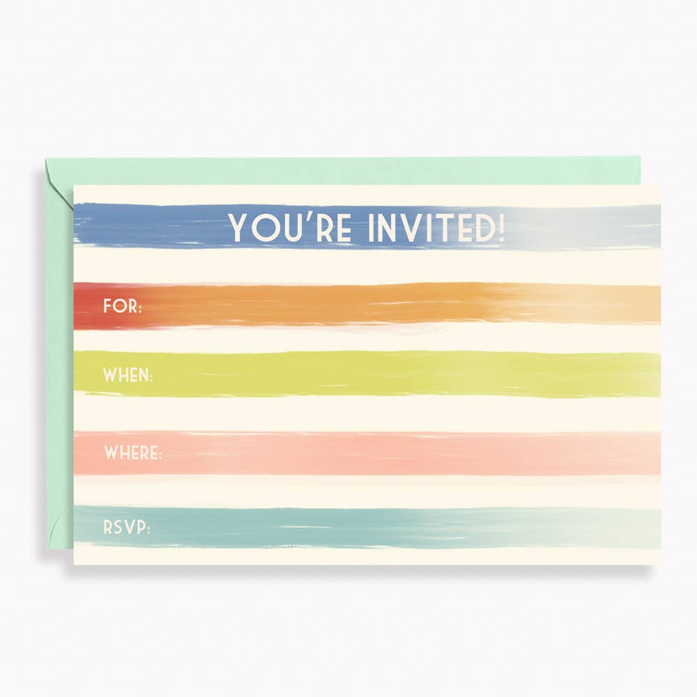 Paper Source Watercolor Fill-In Invitations