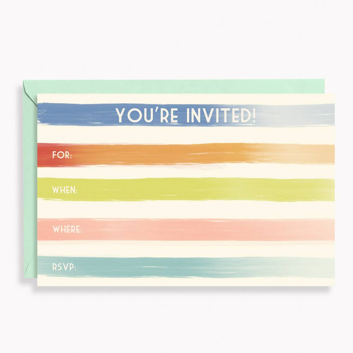 Paper Source Watercolor Fill-In Invitations
