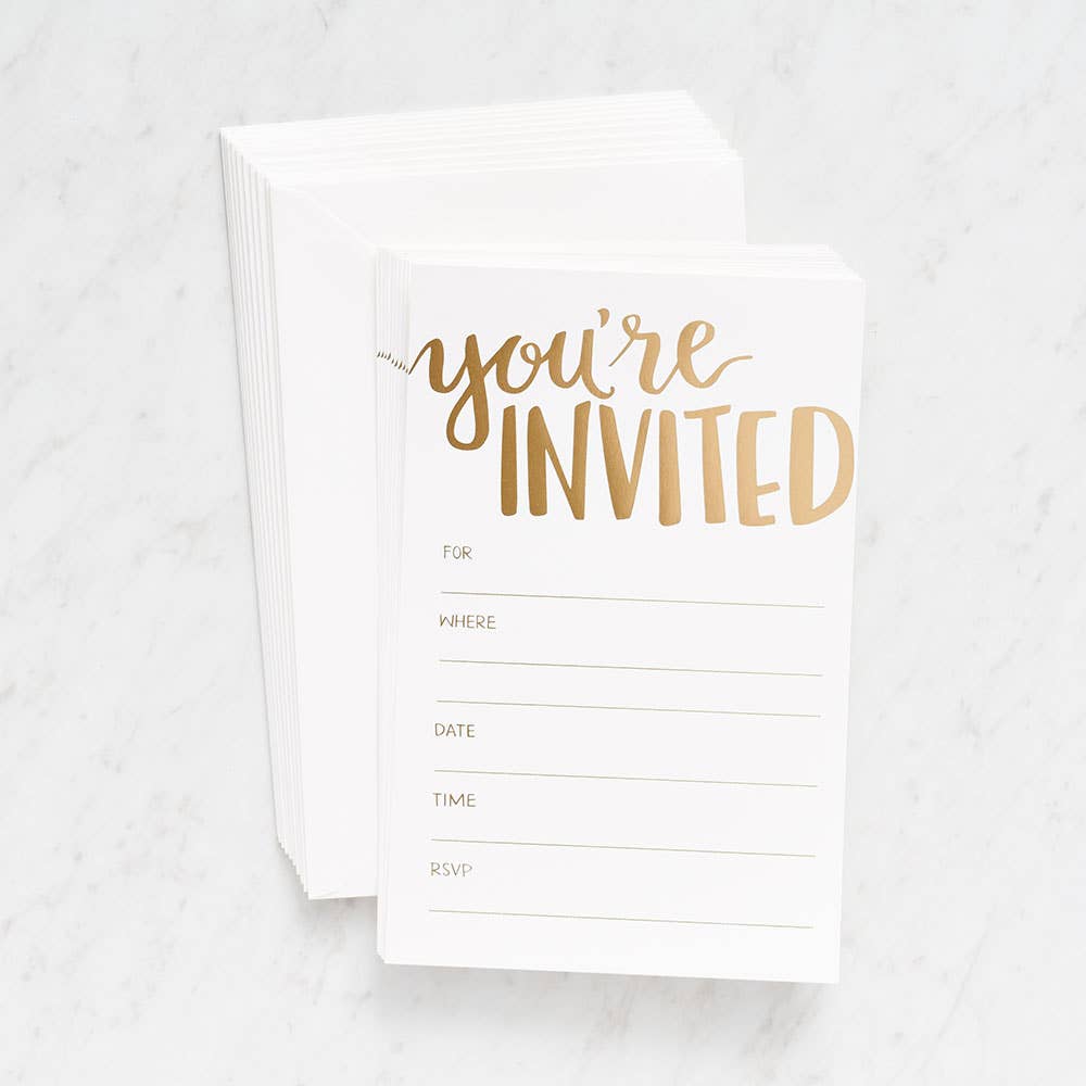 Paper Source You're Invited Fill-In Invitation Cards