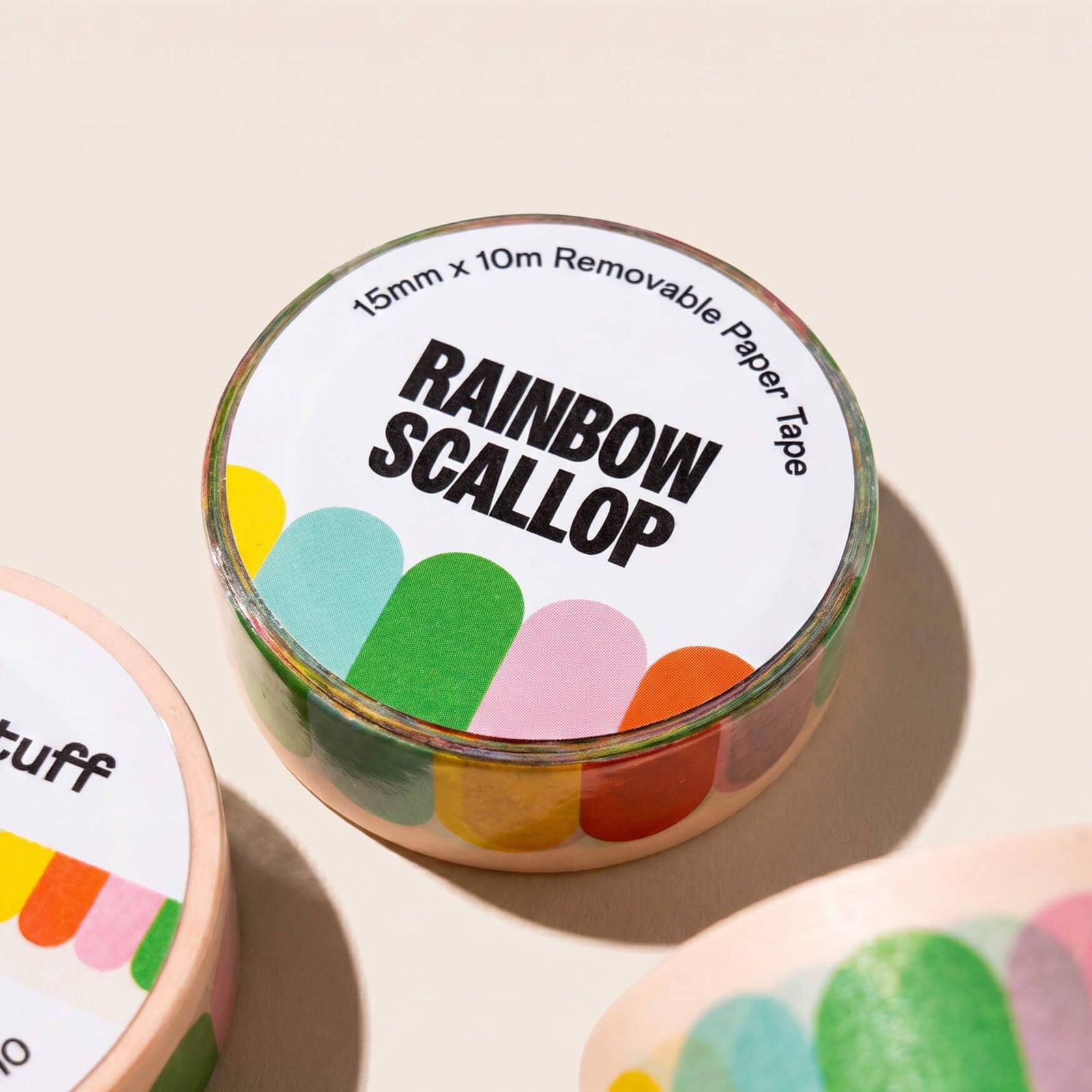 paper&stuff paper Rainbow Scallop Washi Tape