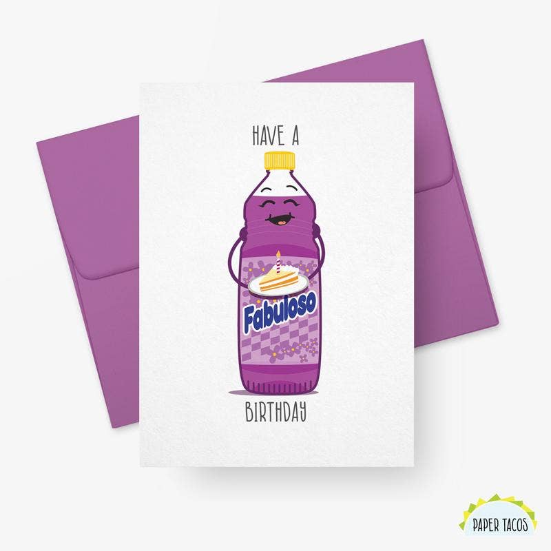 Paper Tacos® Card Fabuloso Birthday