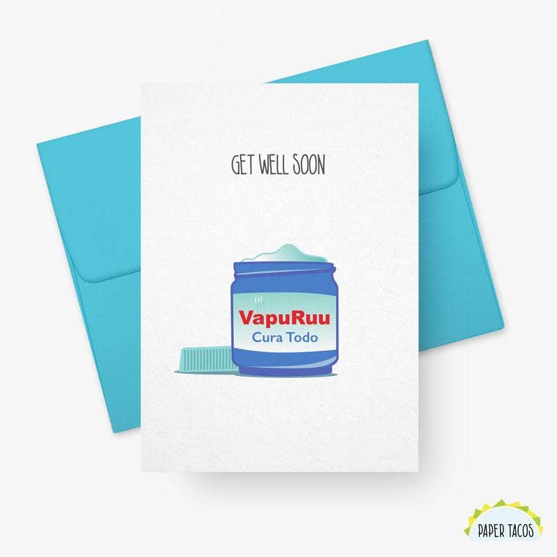 Paper Tacos® Card Get Well Soon - Vapuruu