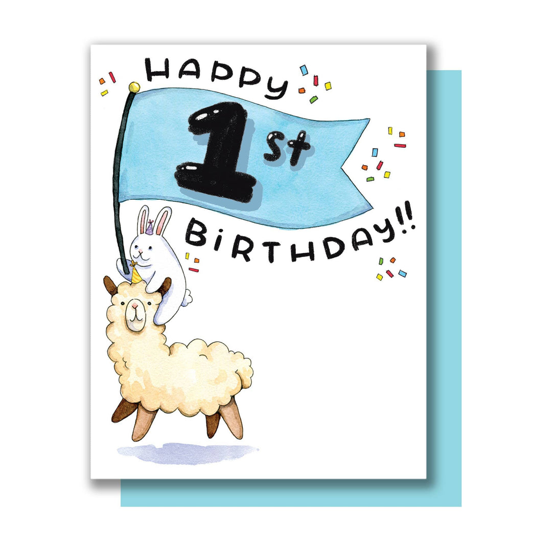 Paper Wilderness birthday card Happy 1st Birthday Card