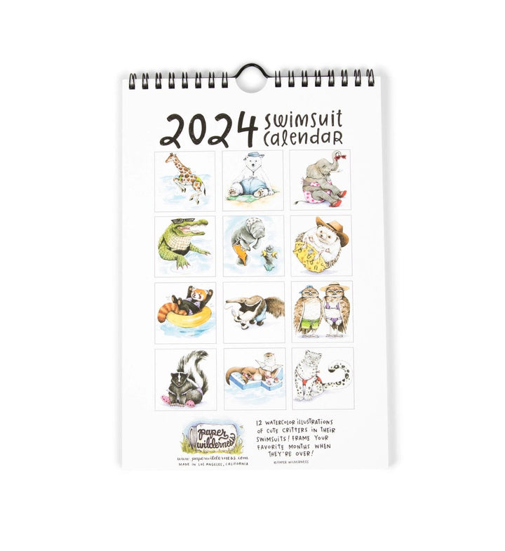 Paper Wilderness Calendar 2024 Swimsuit Calendar