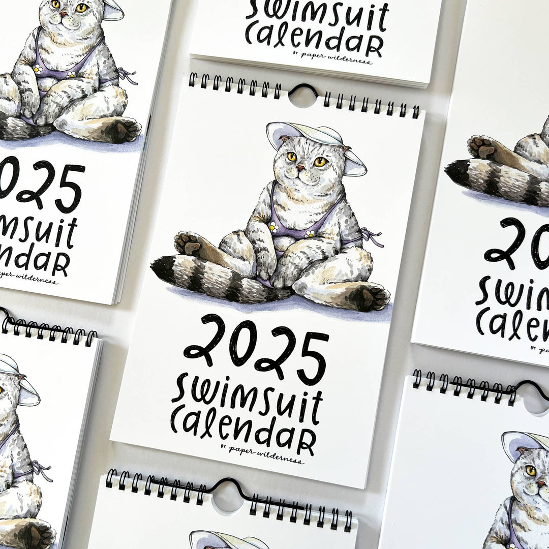 Paper Wilderness Calendar 2025 Swimsuit Calendar