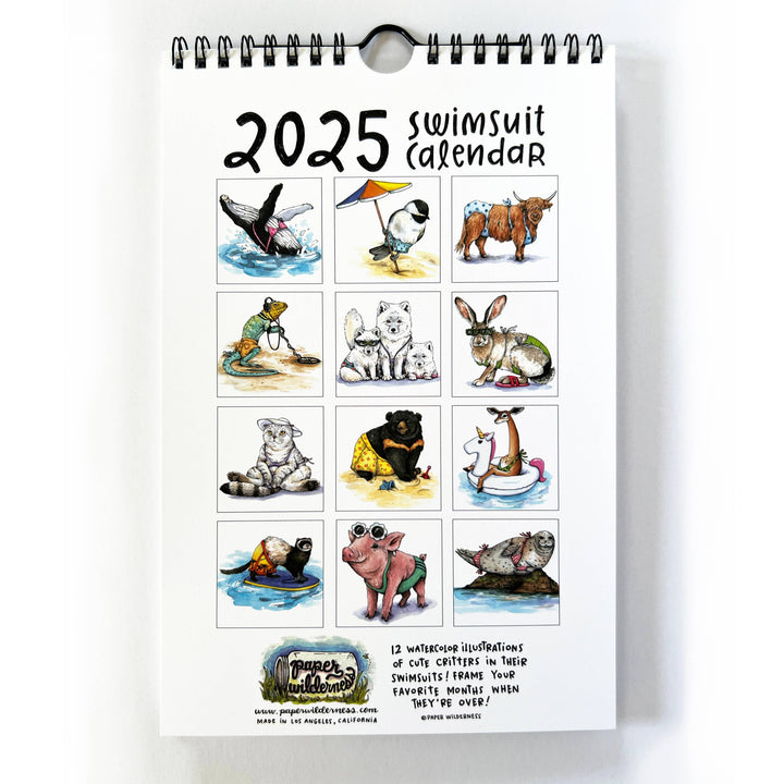 Paper Wilderness Calendar 2025 Swimsuit Calendar