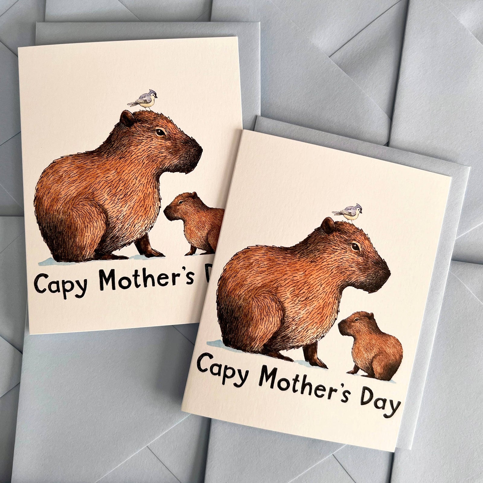 Paper Wilderness Cards Capybara Capy Happy Mother's Day Card