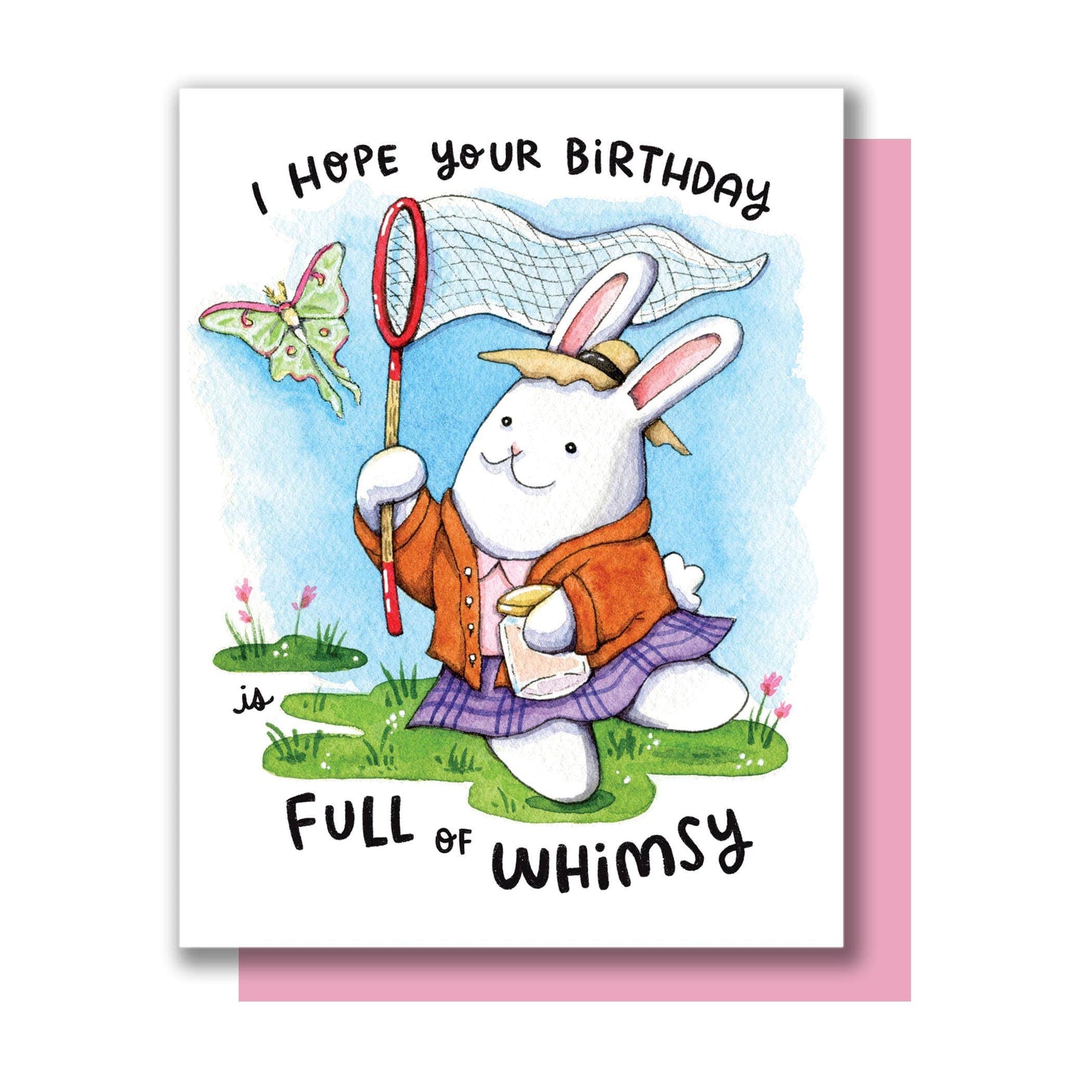 Paper Wilderness Cards Full Of Whimsy Bunny Whimsical Happy Birthday Card