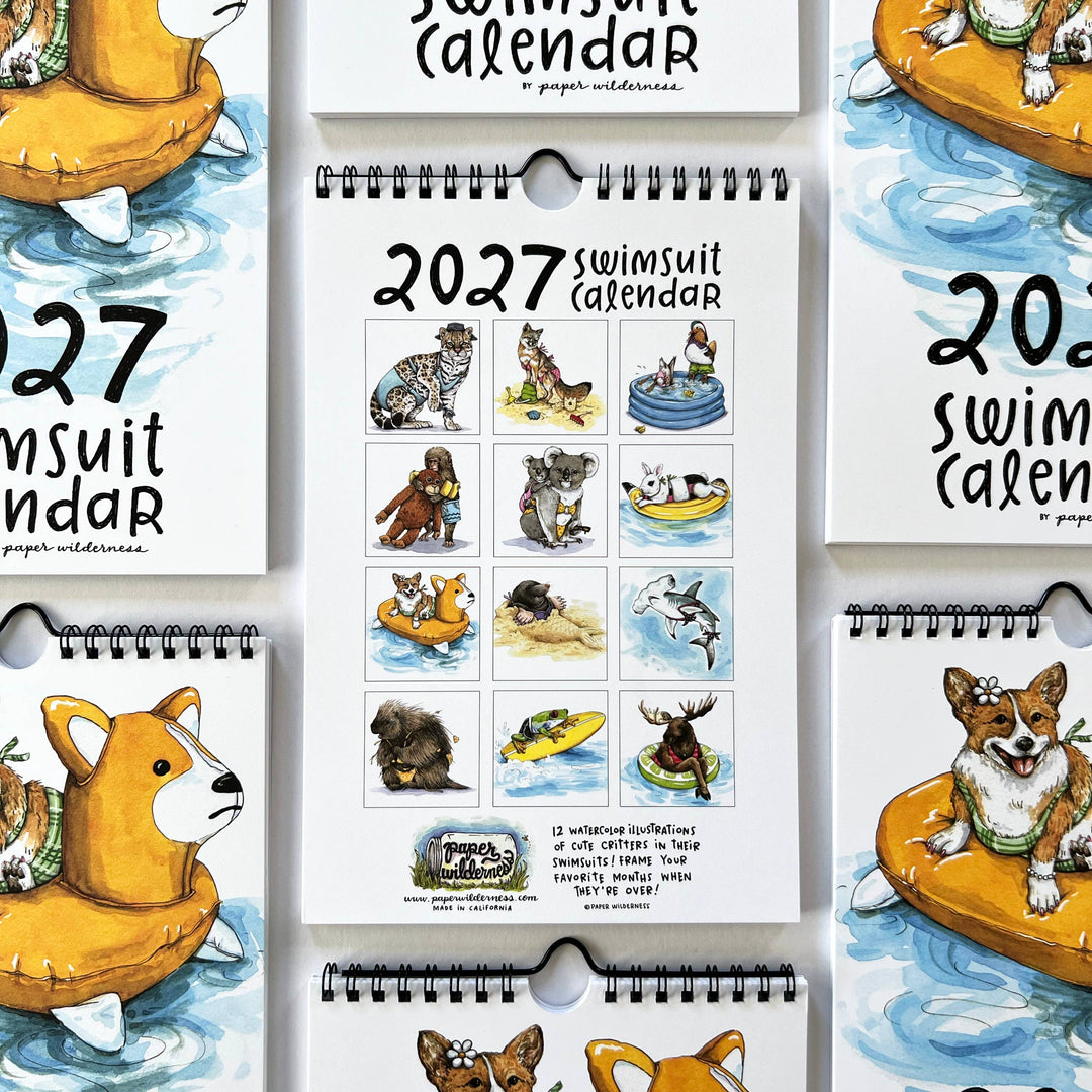 Paper Wilderness paper 2027 Swimsuit Calendar