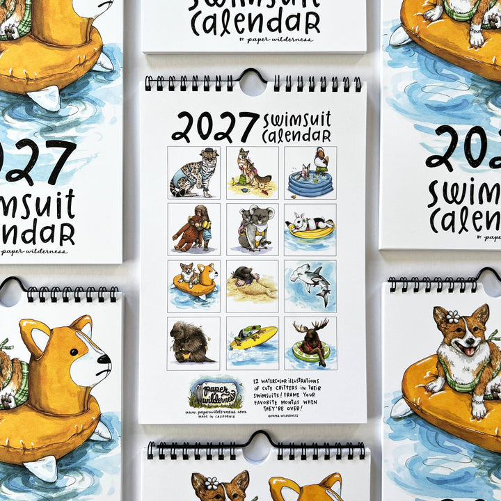 Paper Wilderness paper 2027 Swimsuit Calendar