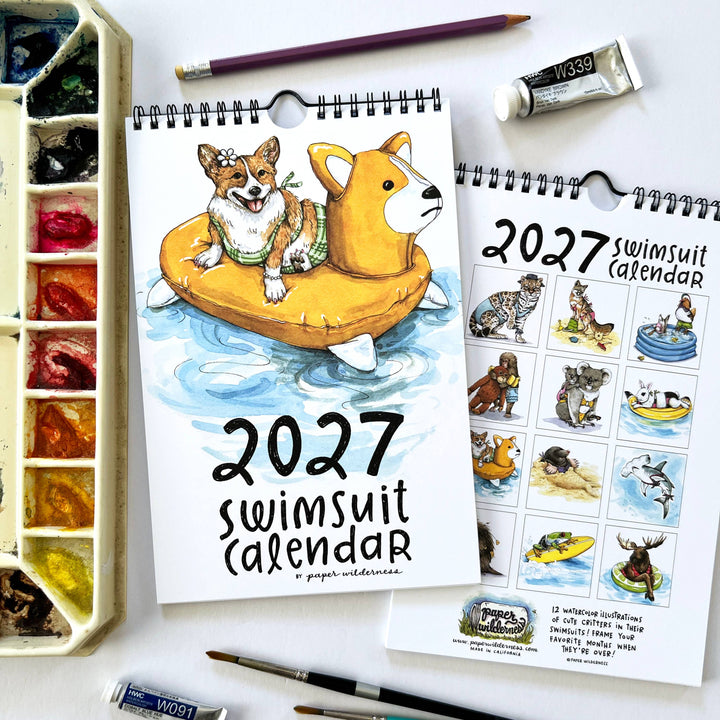 Paper Wilderness paper 2027 Swimsuit Calendar