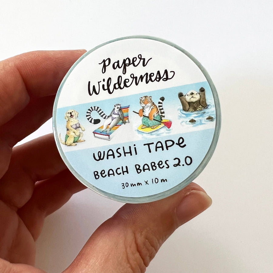Paper Wilderness washi tape Beach Babes 2.0 30mm Washi Tape