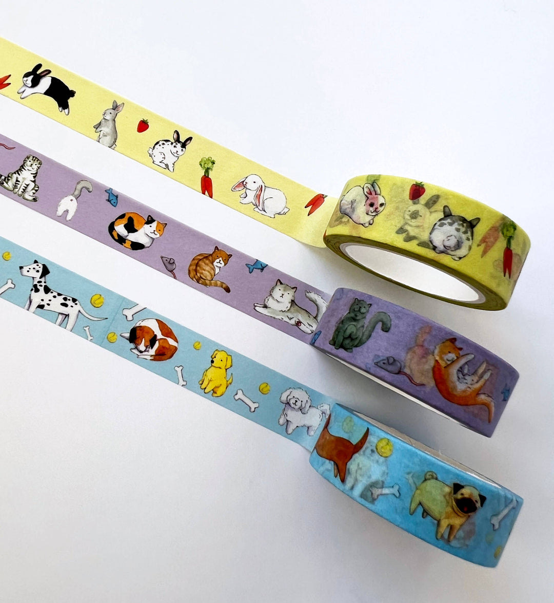 Paper Wilderness washi tape Bunches of Bunnies 15mm Washi Tape