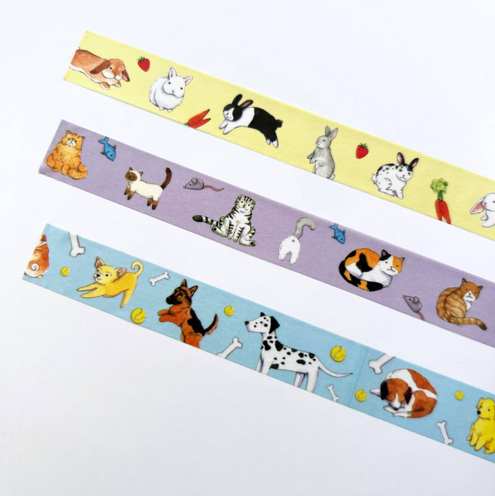 Paper Wilderness washi tape Dog Buddies 15mm Washi Tape