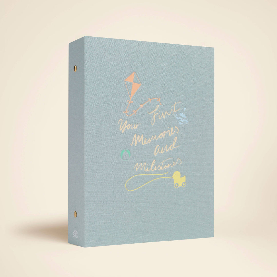 Papier Baby Baby Binder-Folio - Your First Memories & Milestones