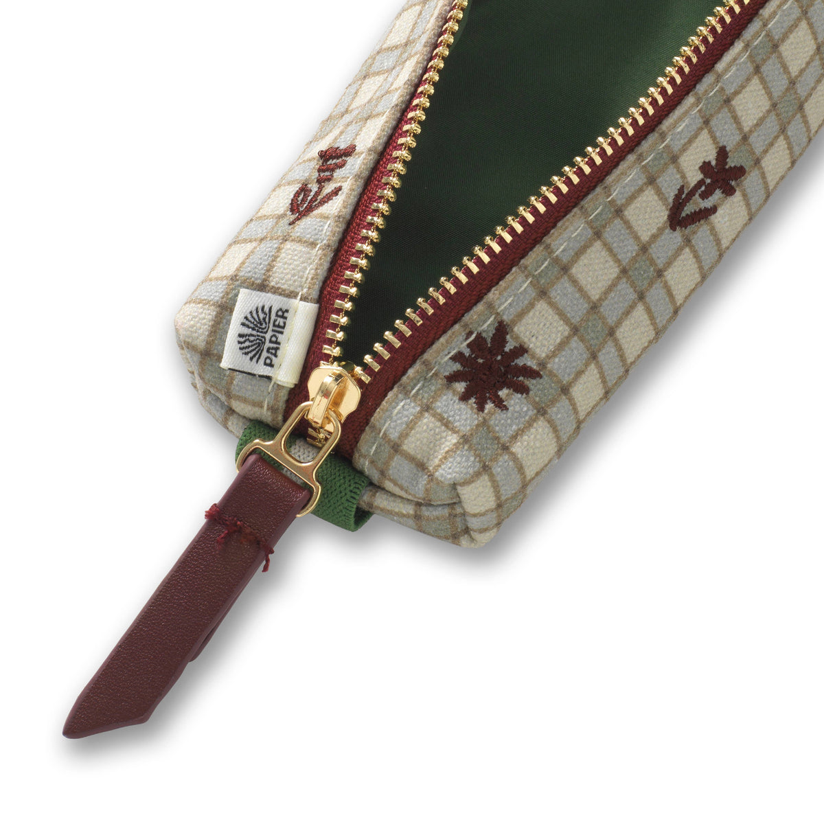Papier Fashion Elastic Pen Pouch - Garden Grid