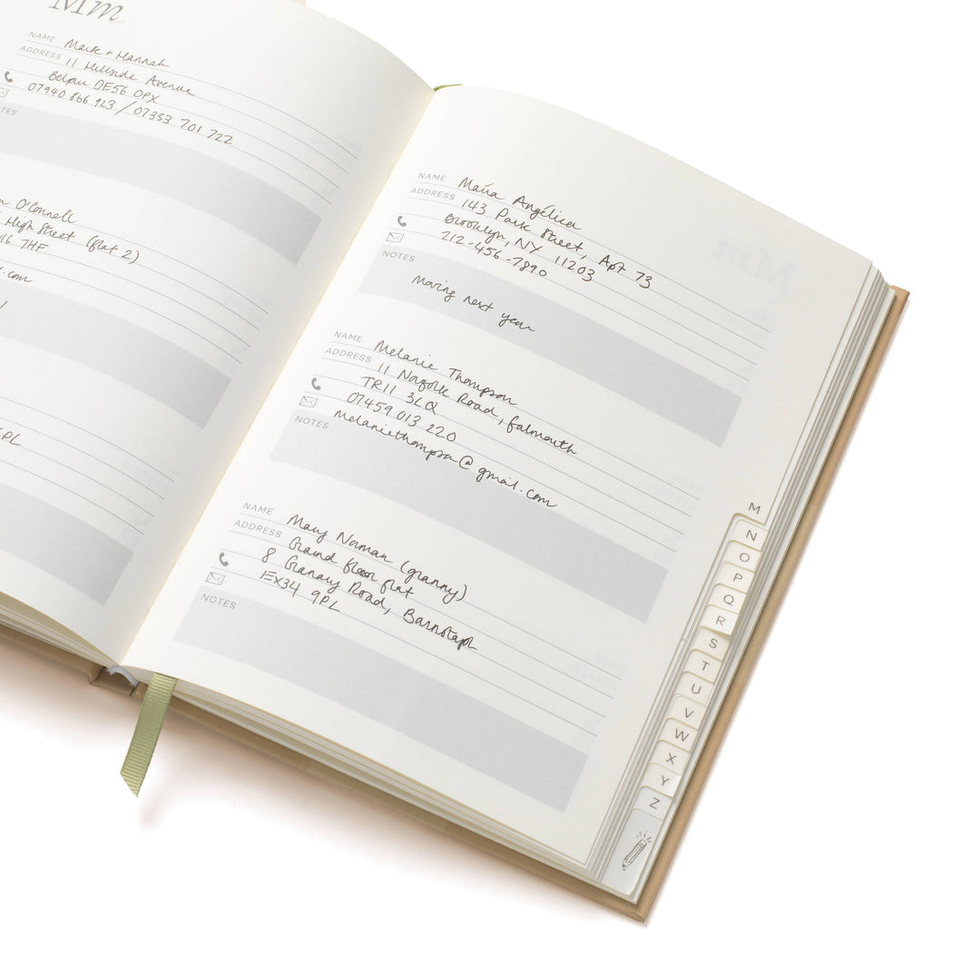 Papier paper Address Book, A5 Hardcover - Floral Patchwork