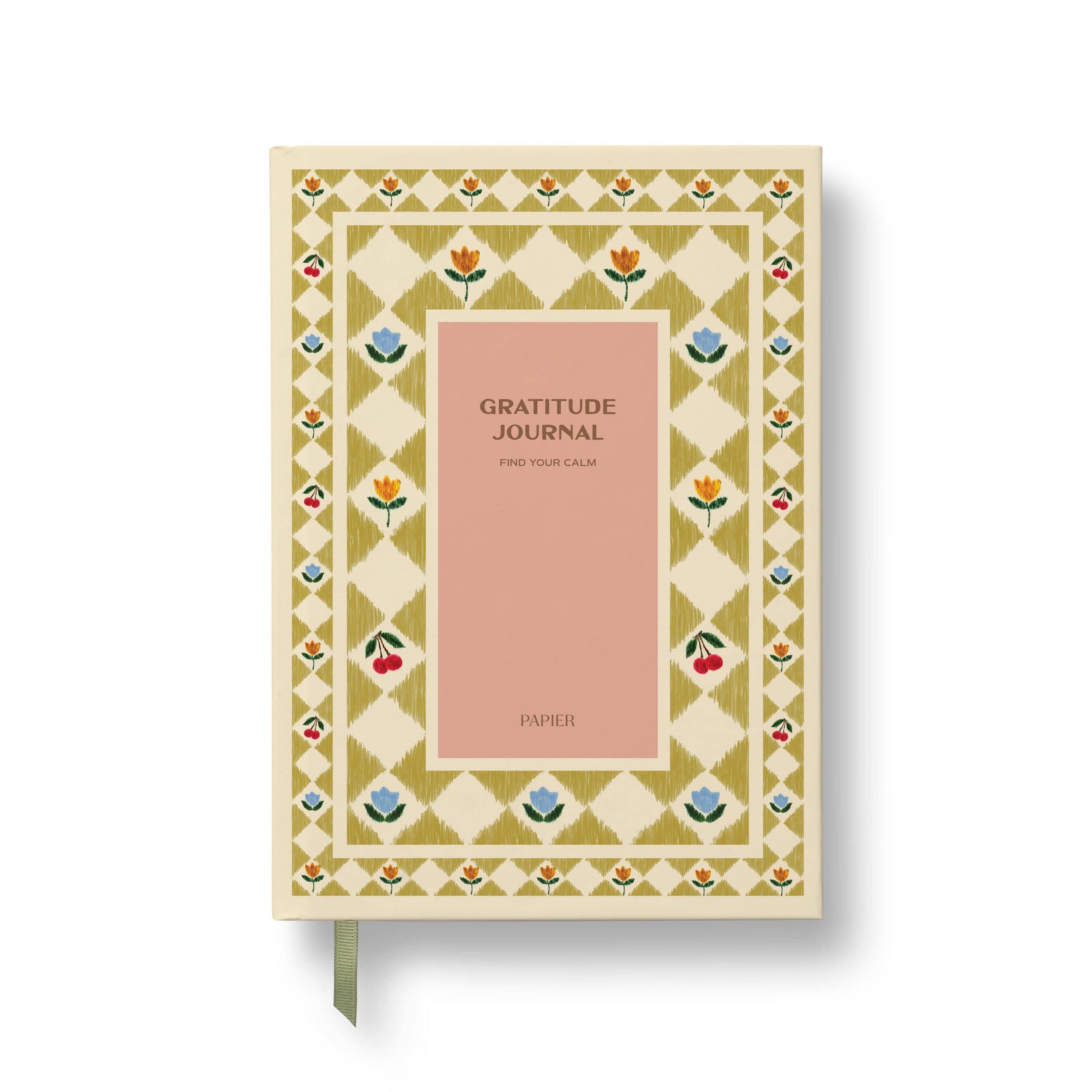 Papier paper Guided Gratitude Journal, A5 Hardcover - Folk Garden