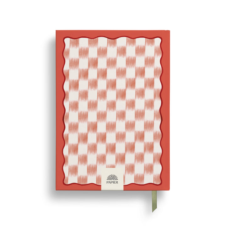 Papier paper Guided Wellness Journal, A5 Hardcover - Floral Ikat