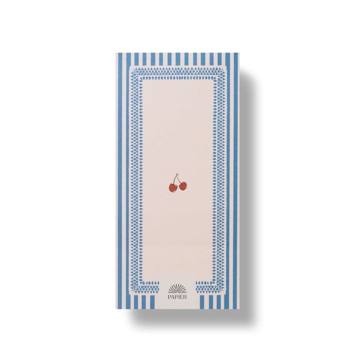 Papier paper Shopping List Pad - Cherry