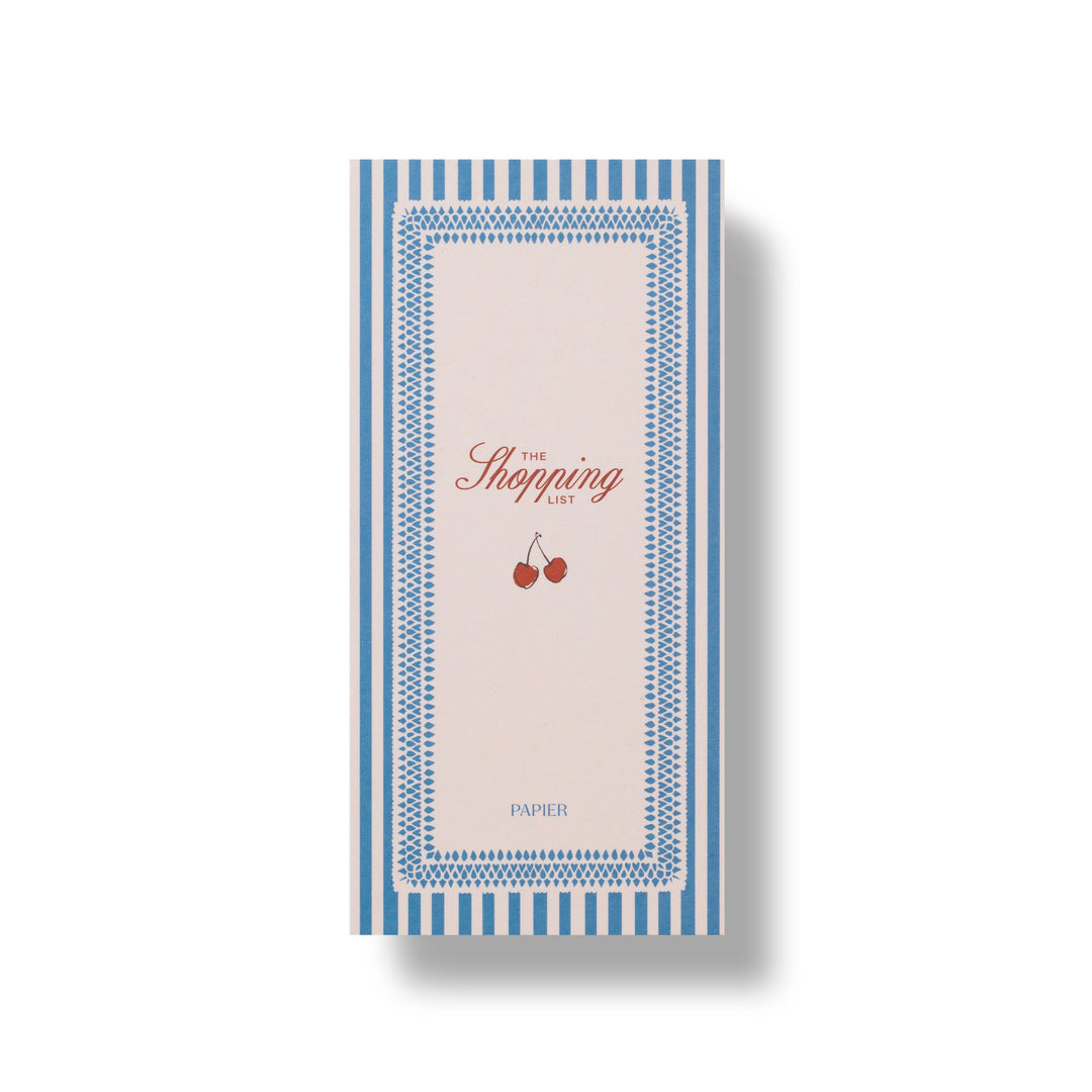 Papier paper Shopping List Pad - Cherry