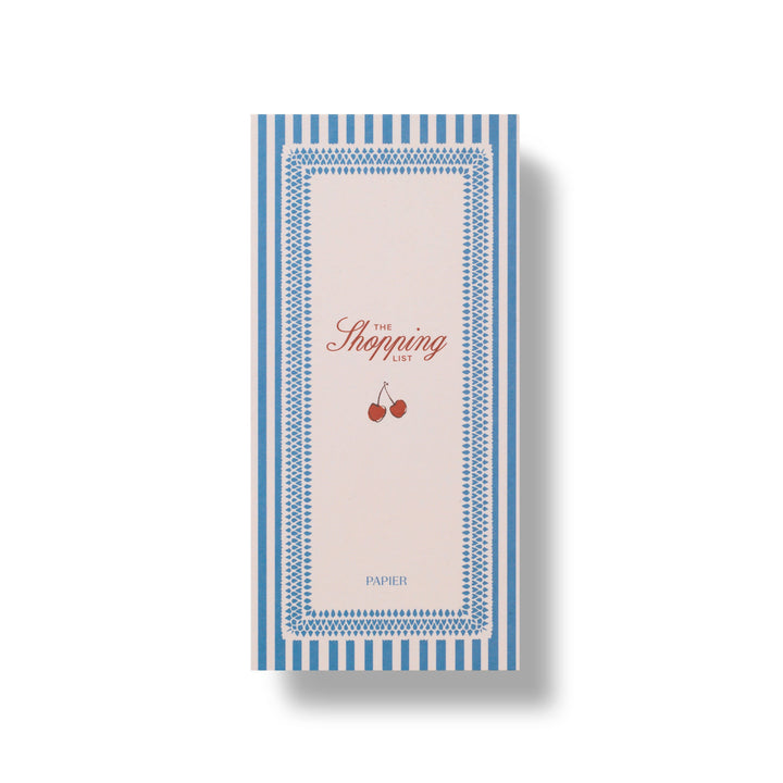 Papier paper Shopping List Pad - Cherry